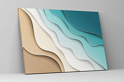 Obraz 3d relief vlny 2028